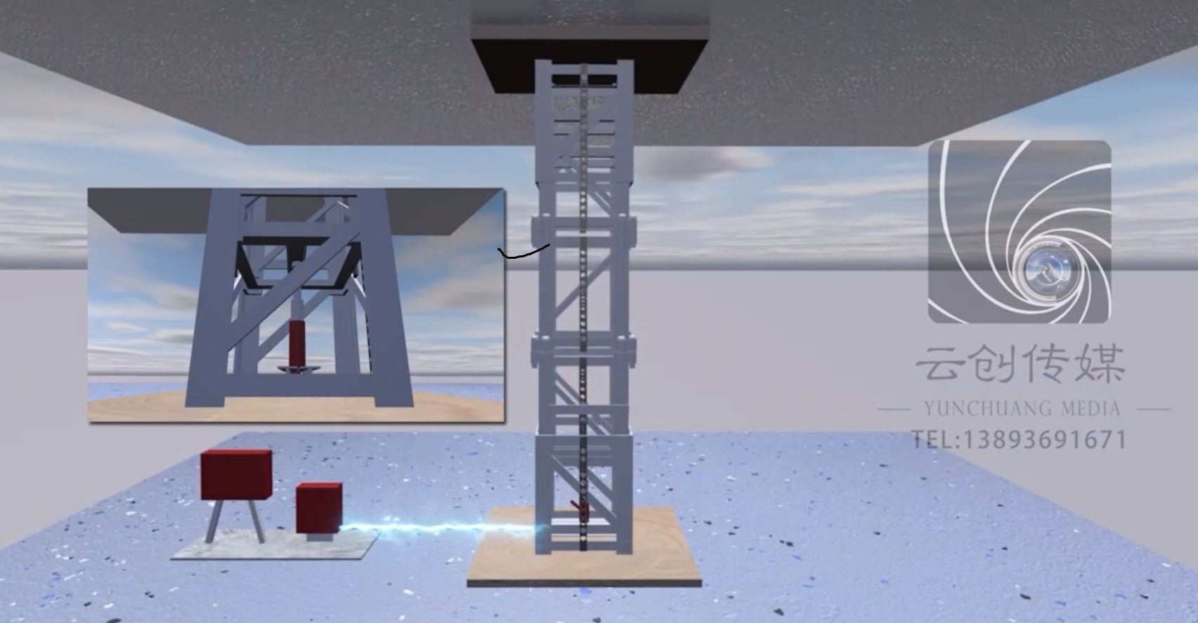 地下室頂板施工電梯